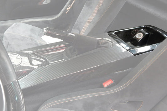 2004-2014 Lamborghini Gallardo OEM Style Carbon Fiber Interior Storage Box Cover