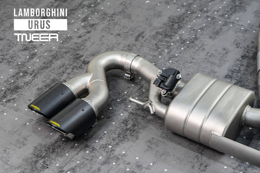 Tneer Exhaust tillverkar premium sportavgassystem.  Tneer Avgassystem Lamborghini Urus - TNEER